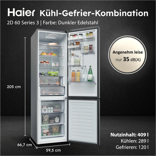 Haier Kühl-Gefrierkombination 2D 60 Series 3 HDPR3620ANPD