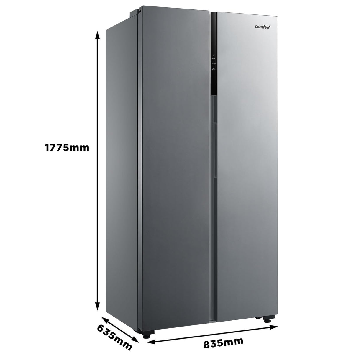 Comfee Side-by-Side Kühlschrank 460L, No Frost, Familienkühlschrank