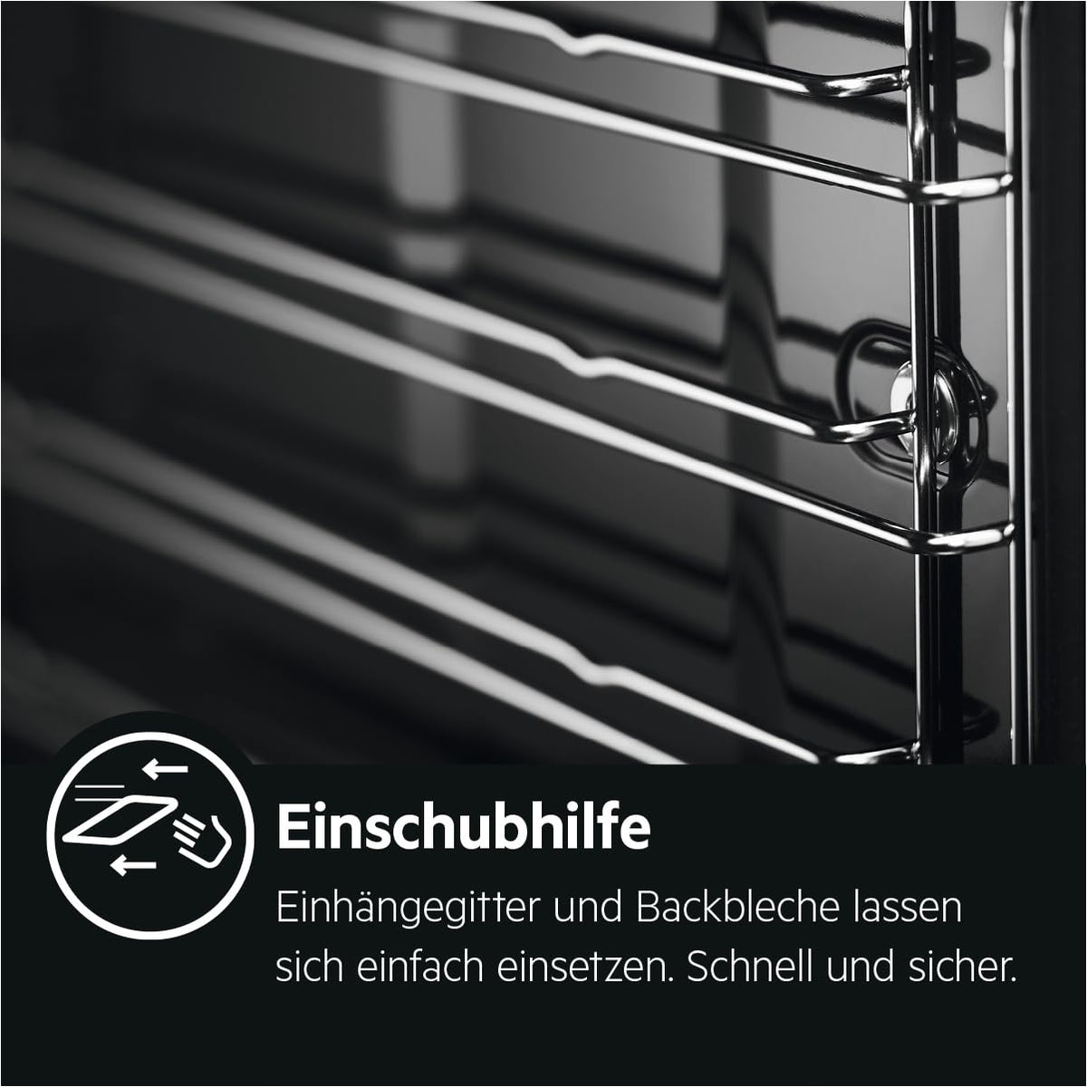 AEG Einbaubackofen 5, Ringheißluft, Pyrolyse, BPE53516AB