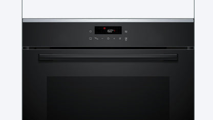 Bosch HBA272BB3 Serie 4 Einbau-Backofen, 3D-Heißluft, Pyrolyse, Hydrolyse, Touch Control