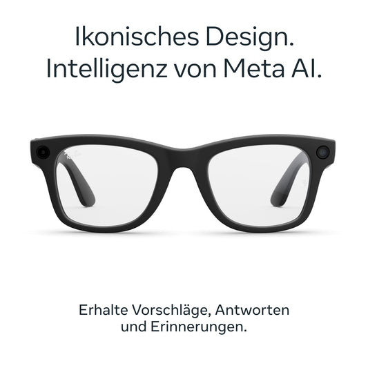 RAY-BAN Meta Gen 2 Wayfarer - AI Glasses Unisex - Mattschwarz