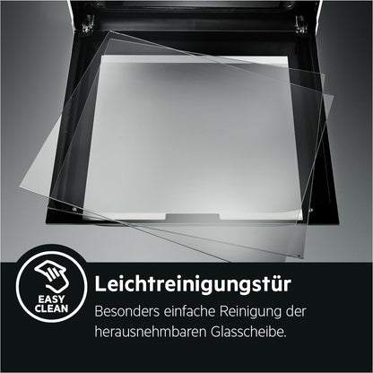 AEG Einbaubackofen 5, Ringheißluft, Pyrolyse, BPE53516AB