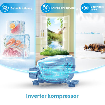 Comfee Side-by-Side Kühlschrank 592L, No Frost, Inverter Kompressor, 35 dB