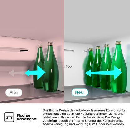 Hisense RS5P528STFE Side-by-Side 528L, Eis-/Wasserspender, No Frost, ConnectLife, Schwarz