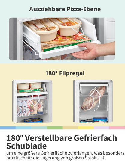 Comfee Kühl-Gefrierkombination 174L, 150cm, Low Frost, 39dB, Flipregal