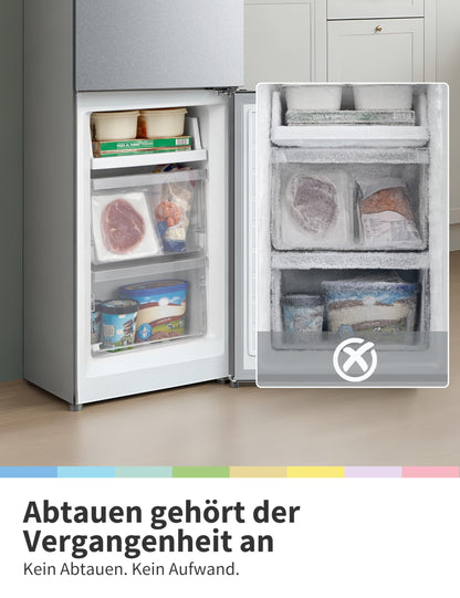 Comfee Kühl-Gefrierkombination 174L, 150cm, Low Frost, 39dB, Flipregal