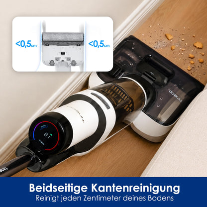 Tineco Floor One Stretch S6 Nass Trockensauger, 20Kpa，180°-Flachdesign